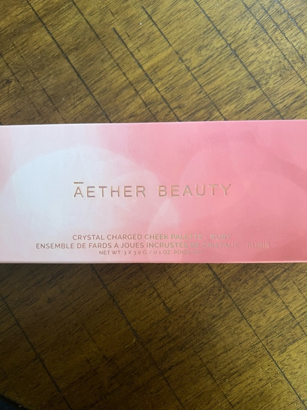 Aether Beauty Crystal Charged Cheek Palette - Ruby (Pink)